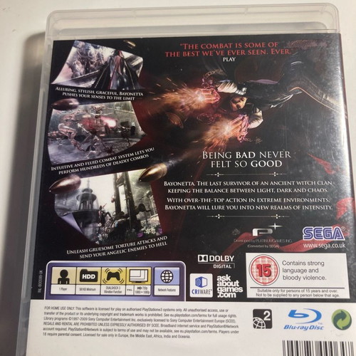 Bayonetta for PlayStation 3 used