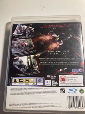 Bayonetta for PlayStation 3 used