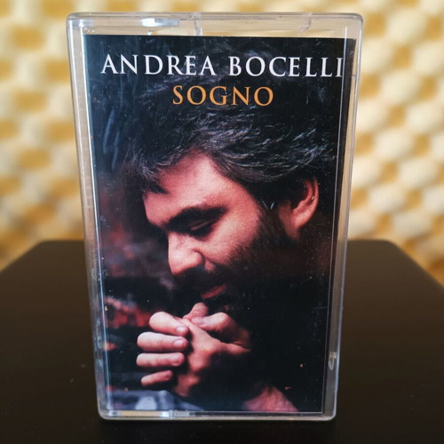 Andrea Bocelli Sogno audio album used, cassette