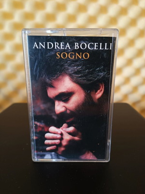 Andrea Bocelli Sogno audio album used, cassette