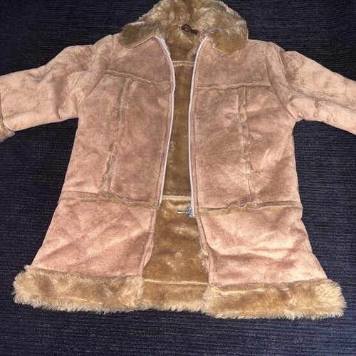 Benetton coat and jacket red and brown like new, 12 months