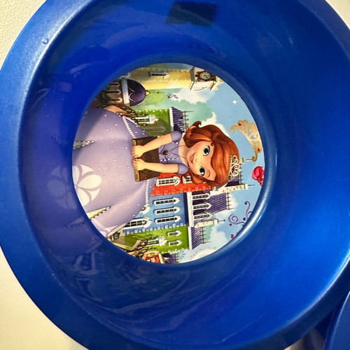 Children's bowls with heroes new, plastic