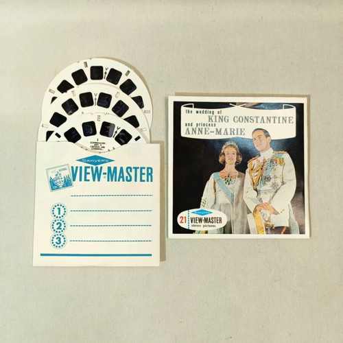 View Master reel new, wedding of Greek royal couple 60s