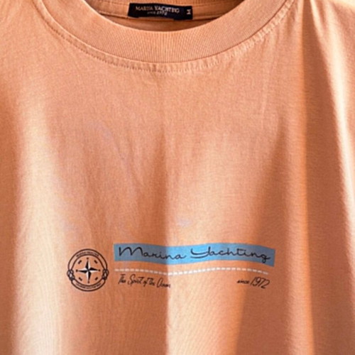Marina Yachting men's short-sleeve t-shirt size M beige like new
