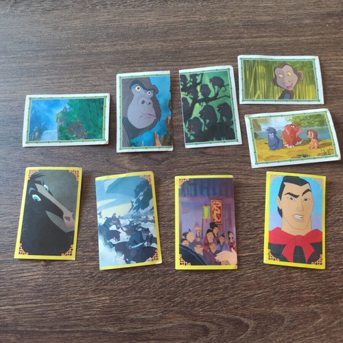 Panini Disney 90s retro stickers set of 9, like new