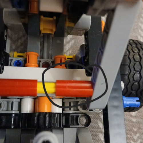Lego Cement Mixer 42112 used with missing parts