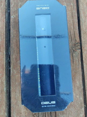 Deus by Vision mechanical mod new, black, for 18650 battery