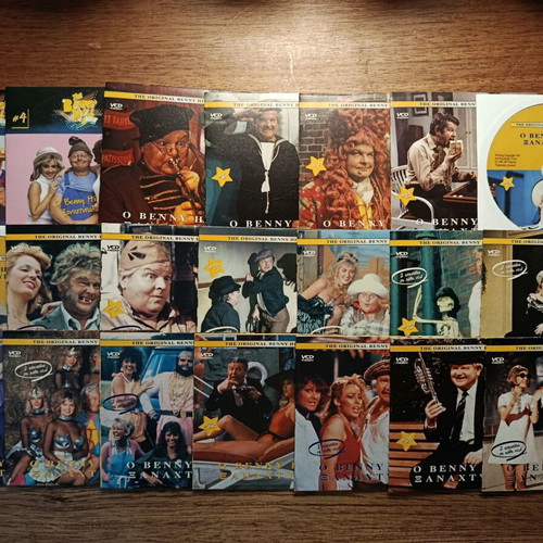 Benny Hill Collection 21 VCDs like new with Greek subtitles
