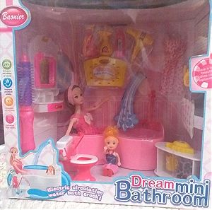μπανιο diaroma για κουκλες barbie