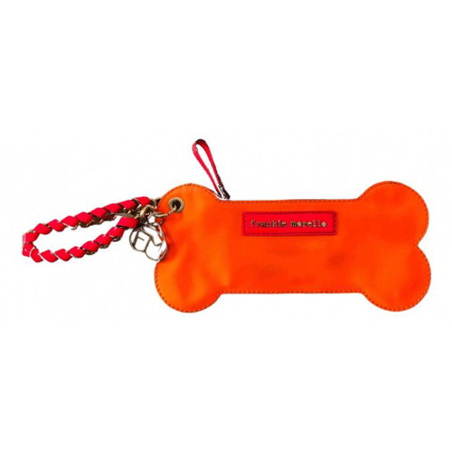 Frankie Morello clutch orange like new