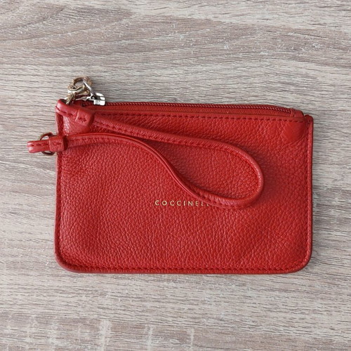 Coccinelle leather wallet, red