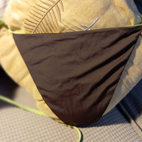 Calzedonia bikini like new, brown with pink and green details