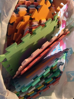 Colored Baby Play Mat like new