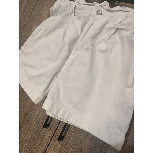 Zara white shorts with elastic waist, new, size S