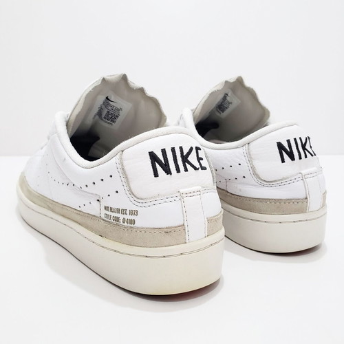 Nike DA2045 Blazer X white gum leather sneakers used, size 42-42.5