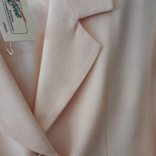 Tagier new classic line yellow crepe fabric size L
