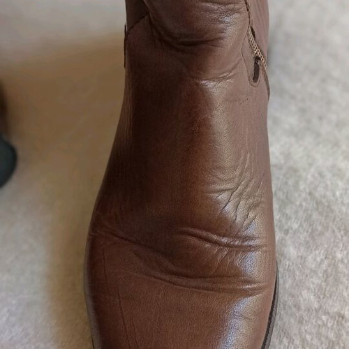 Leather boots used, brown, size 39, Vera Gomma