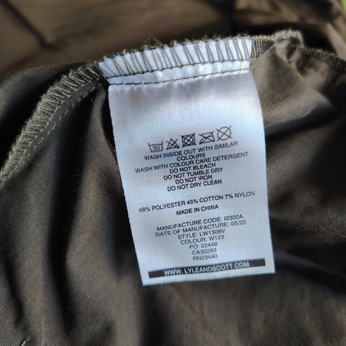 Lyle & Scott Casual Jacket size S like new, green