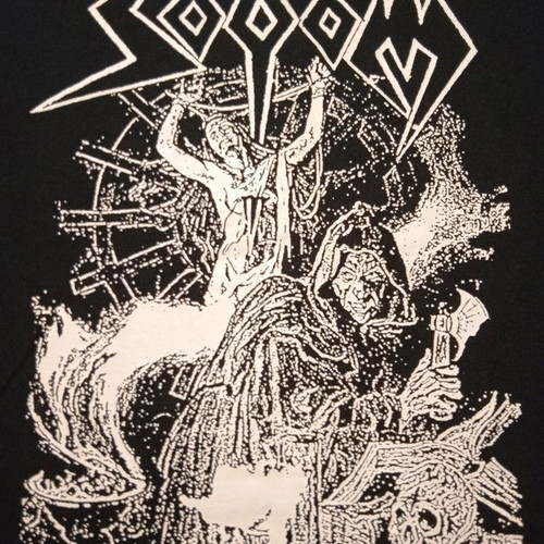 Sodom Victims of Death T-Shirt like new, Gildan, black and white, M