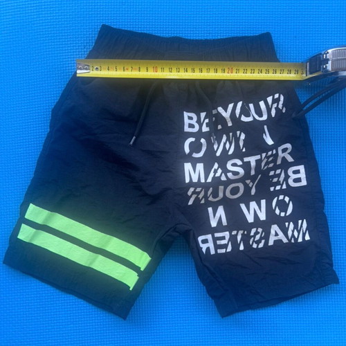 Funky Buddha Boys Swim Shorts Like New, Black Neon Green 5-6 Years