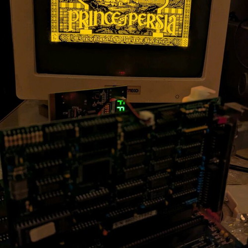 CGA Tulip Yamaha V6363 ISA 8 Bit 64kb 8088/8086 Graphics Card used