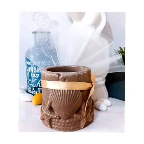 Handmade bombonieres with ceramic pencil holder, custom colors