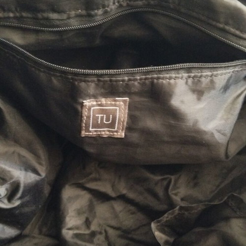 Sequin Tumi handbag new, black with 2 inner pockets