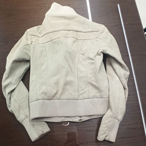 Stradivarius women's beige jacket used, size M