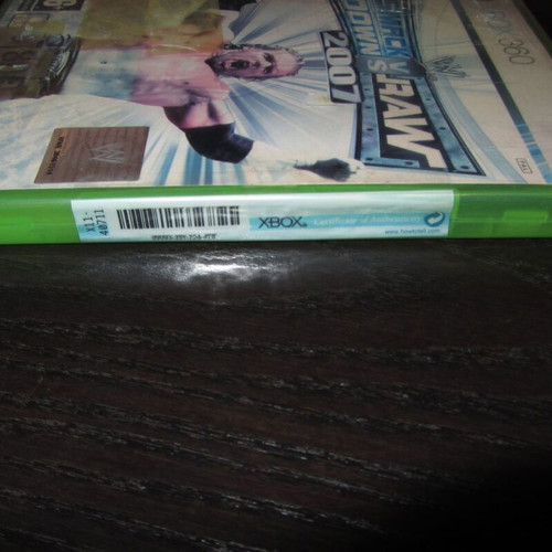Smackdown vs Raw 2007 Xbox 360 game new sealed