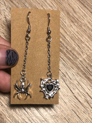 Handmade Y2k boho fairy gothic earrings