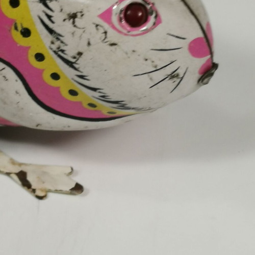 Wind-up Easter Bunny Toy 70s used, non-working
