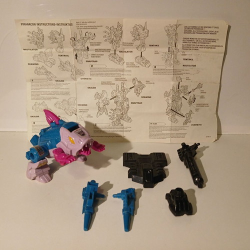 Transformers G1 Seacons Skalor used, complete set