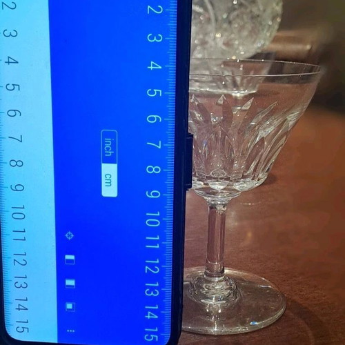 Baccarat Cote d Azur glasses set of 30 pieces like new
