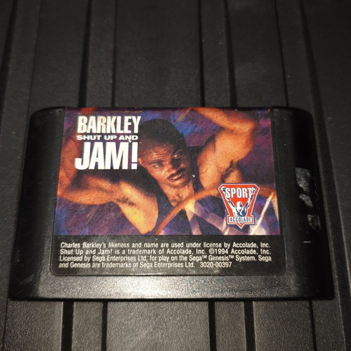 Barkley Shut Up and Jam Sega Genesis used