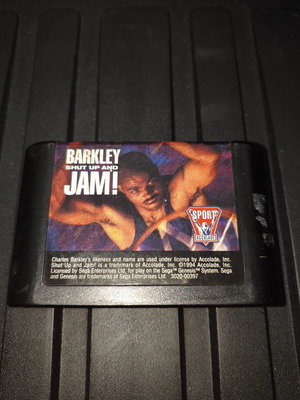 Barkley Shut Up and Jam Sega Genesis used