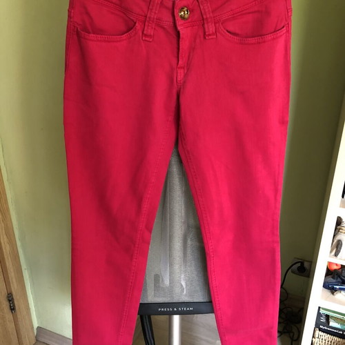 Fornarina women's jeans new, size S, cotton, cyclamen color