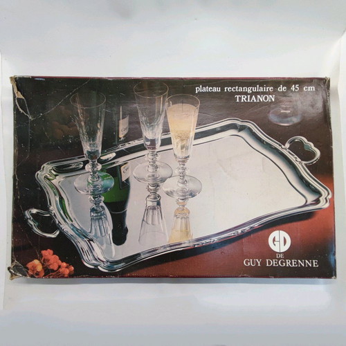 Guy Degrenne stainless steel serving tray like new