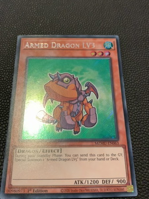 Armed Dragon Lv3 Chibi Secret Rare like new