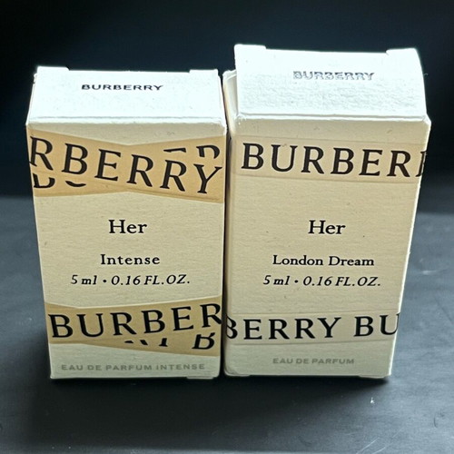 Burberry London mini perfumes like new, set of 3 pieces 5 ml