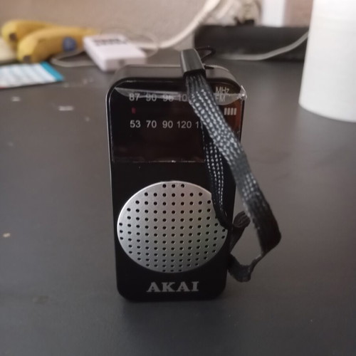 Akai portable radio, new