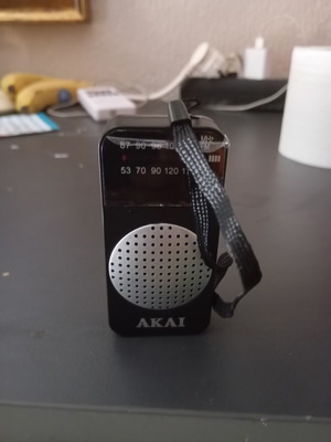 Akai portable radio, new