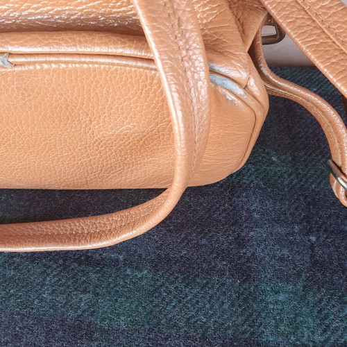 Guy Laroche small backpack used, beige brown