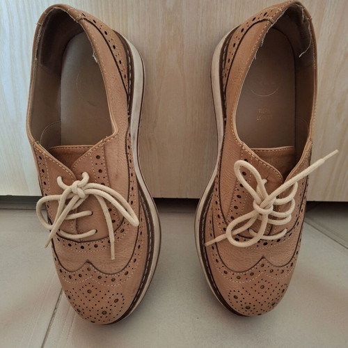 Oxford Exe boots size 37 used, beige and pink