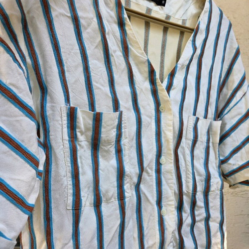 Tiger of Sweden striped blouse like new, size M, viscose blend