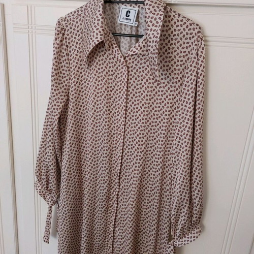 C-Throu long semi-sheer dress like new, size M