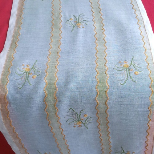Vintage tablecloth from Crete handmade
