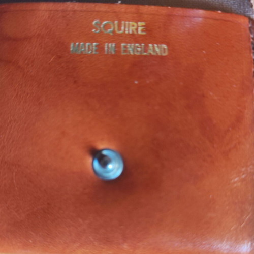 Vintage Squire leather coin wallet City of London, like new