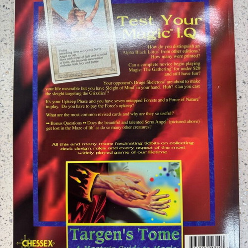 Targen’s Tome like new, master’s guide to Magic 1995