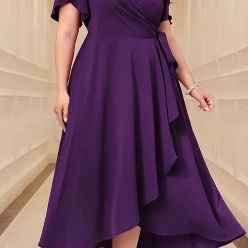 Purple wrap dress Shein like new, size - 9,00 - Vendora.cy Purple wrap dress Shein like new, size - 9,00 - Vendora.cy
