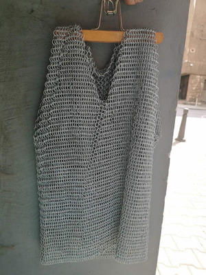 Chainmail armor interior used